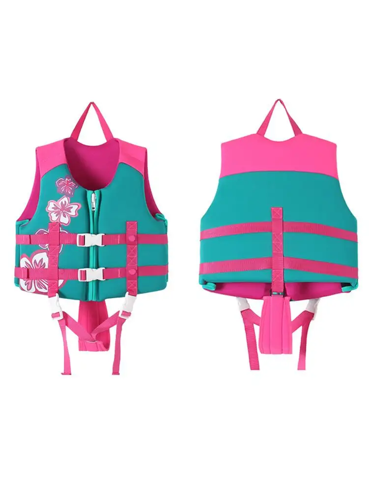 

Детский универсальный жилет для плавания с регулируемым ремешком безопасности, Женская плавающая куртка для девочек, костюм для плавания д...