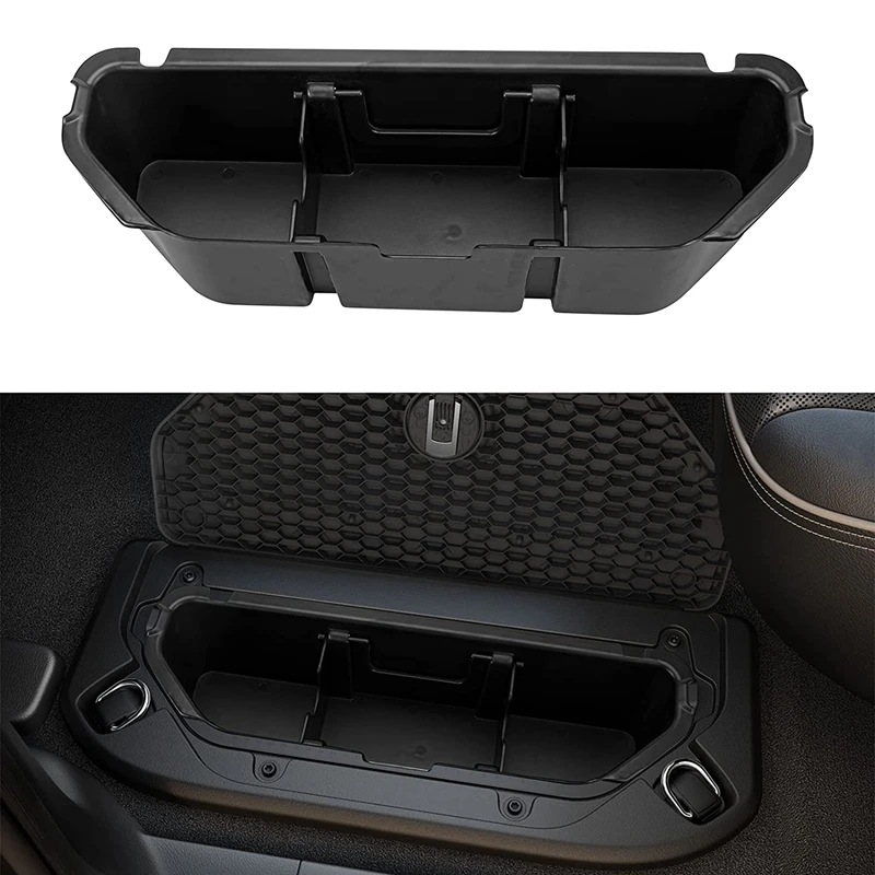 Продажа Боковой ящик для хранения на дверь автомобиля для Dodge RAM 1500 2019-2021, задний напольный ящик для хранения, органайзер с ручками и аксессуарами