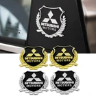 Металлическая Эмблема для стайлинга автомобилей, значок для Mitsubishi RALLIART ASX, Lancer L200, Pajero, Outlander, Eclipse, Galant, наклейка, украшение для окон