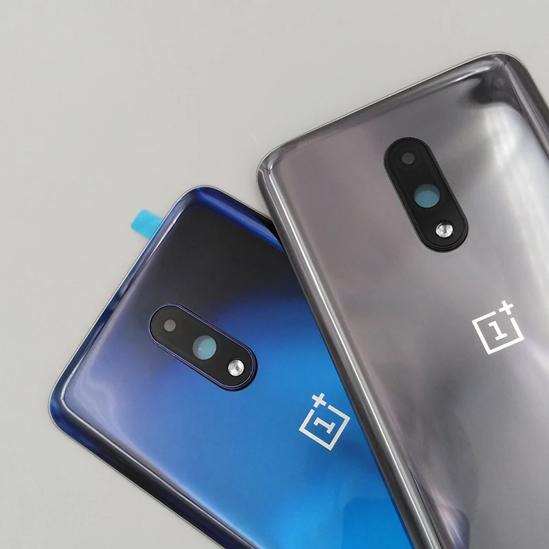 Стеклянная задняя панель Oneplus 7 Крышка корпуса Сменный Чехол для аккумулятора