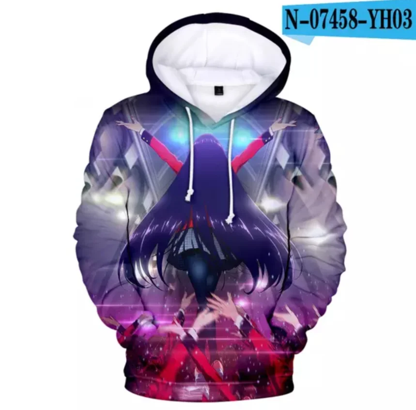 

Fashion Hoodie Cute Sweatshirt 3D Print Kakegurui Anime Hip Hop Men/women Casual Clothes Long Sleeve Warm Plus Size Hoodies