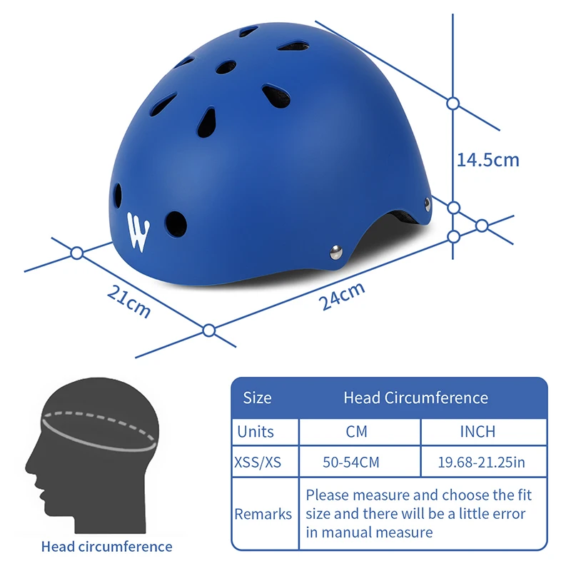 

WEST BIKING Kids Safety Helmet Bike Cycling Helmet EPS Bicycle Helmet for Skateboarding Skating Scooter Multi-Sports Protection
