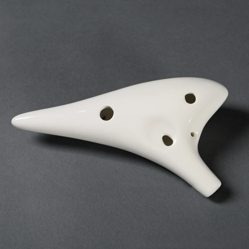 Классический музыкальный инструмент керамика Ocarina 12 отверстий печь Alto C