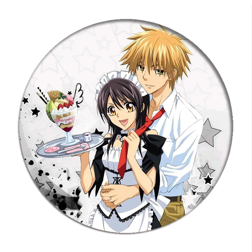 Kaicho ha Maid Sama Значки для косплея Ayuzawa Misaki брошь коллекция значков сумки Usui Takumi
