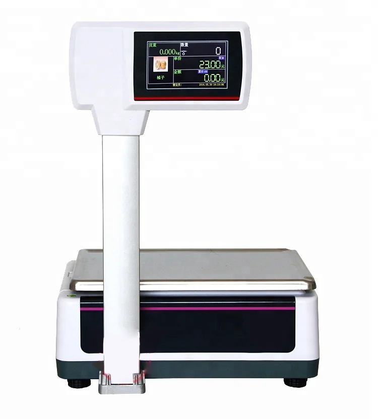 

Digital weighing scale label printing barcode printing scale