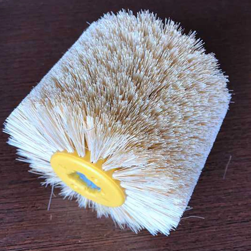 

1 Pcs 120X100X19mm Sisal Bristle Polishing Waxing Wheel Brush for Furniture Surface Mirror Finish