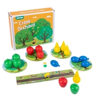 montessori wooden kitchen game fruit and vegetable orchid board game toys set children simulation pretend play kids gift