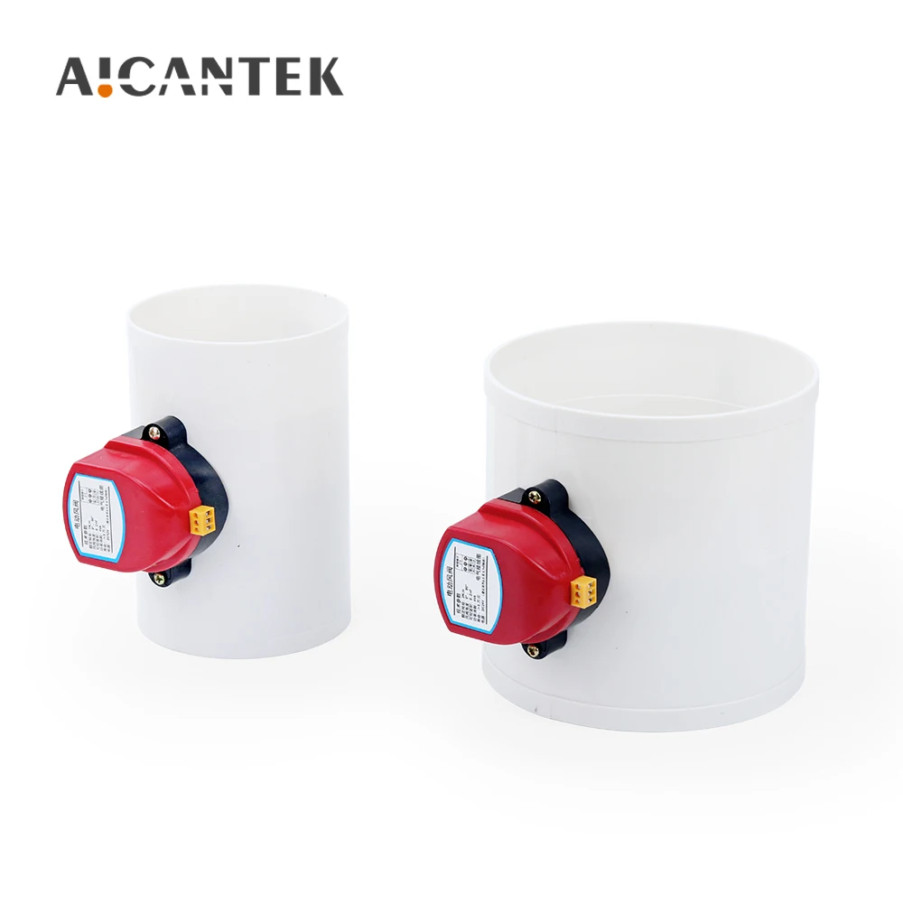 

12 В ПВХ Пластиковый Электрический Обратный Клапан 75/110 Мм Регулятор Вентиляционного Отверстия Для Вентиляционной Трубки Ко...