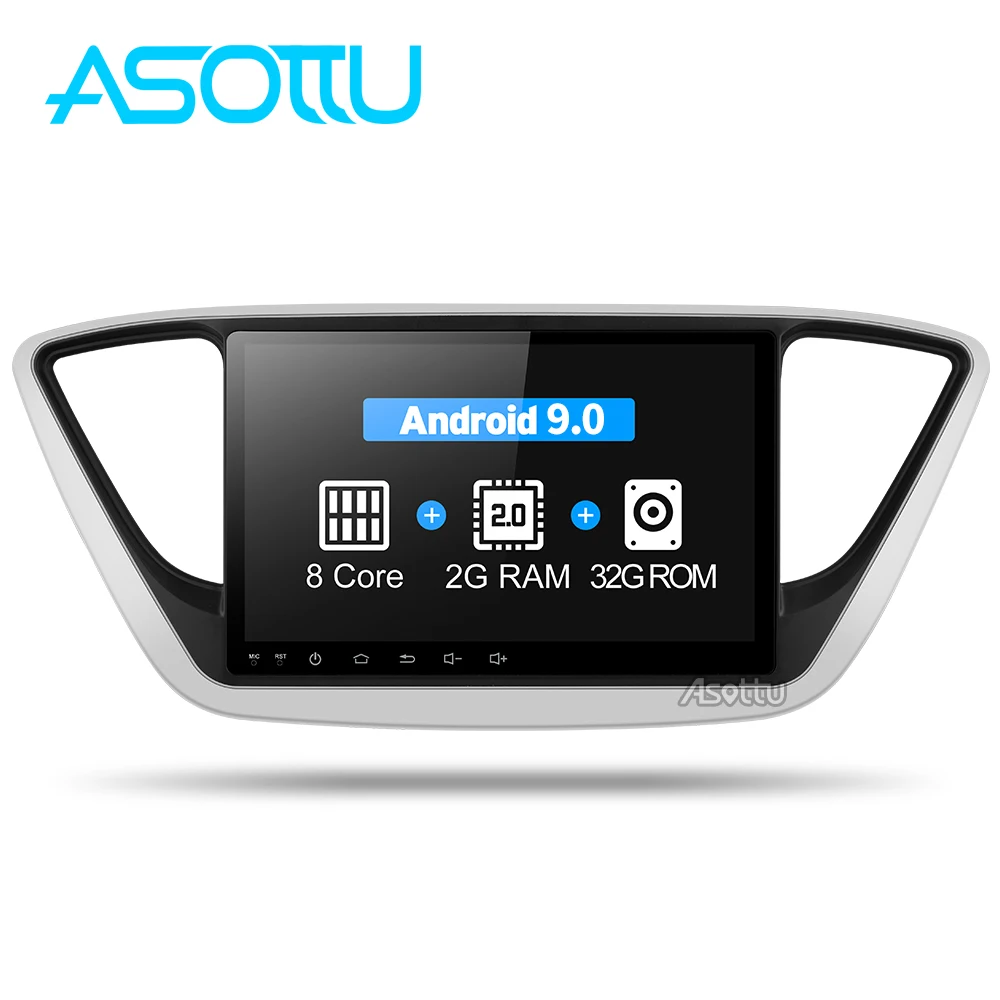 " Android 8.1 автомобиль DVD GPS плеер для новой Hyundai Verna Автомобильные ПК головного устройства 1024*600 автомобилей радио видео плеер Навигации 2Din