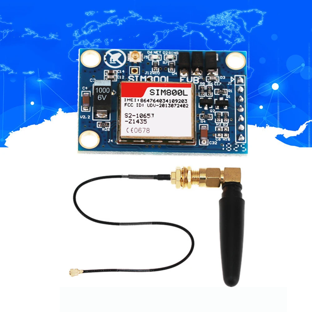 1 шт. Новый SIM800L GPRS GSM модуль с антенной PCB SIM плата четырехдиапазонный для