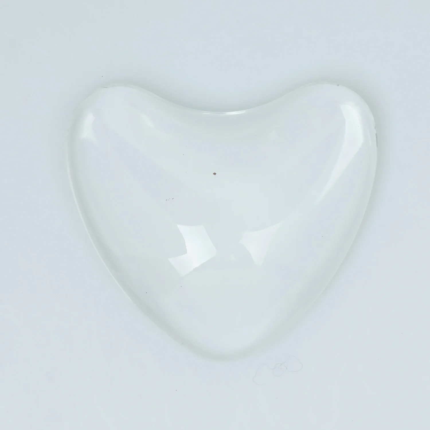 

6 Pcs DIY Custom Fridge Magnets Glass Cabochons Clear Transparent Frame 45x50mm Heart Shape 10357550