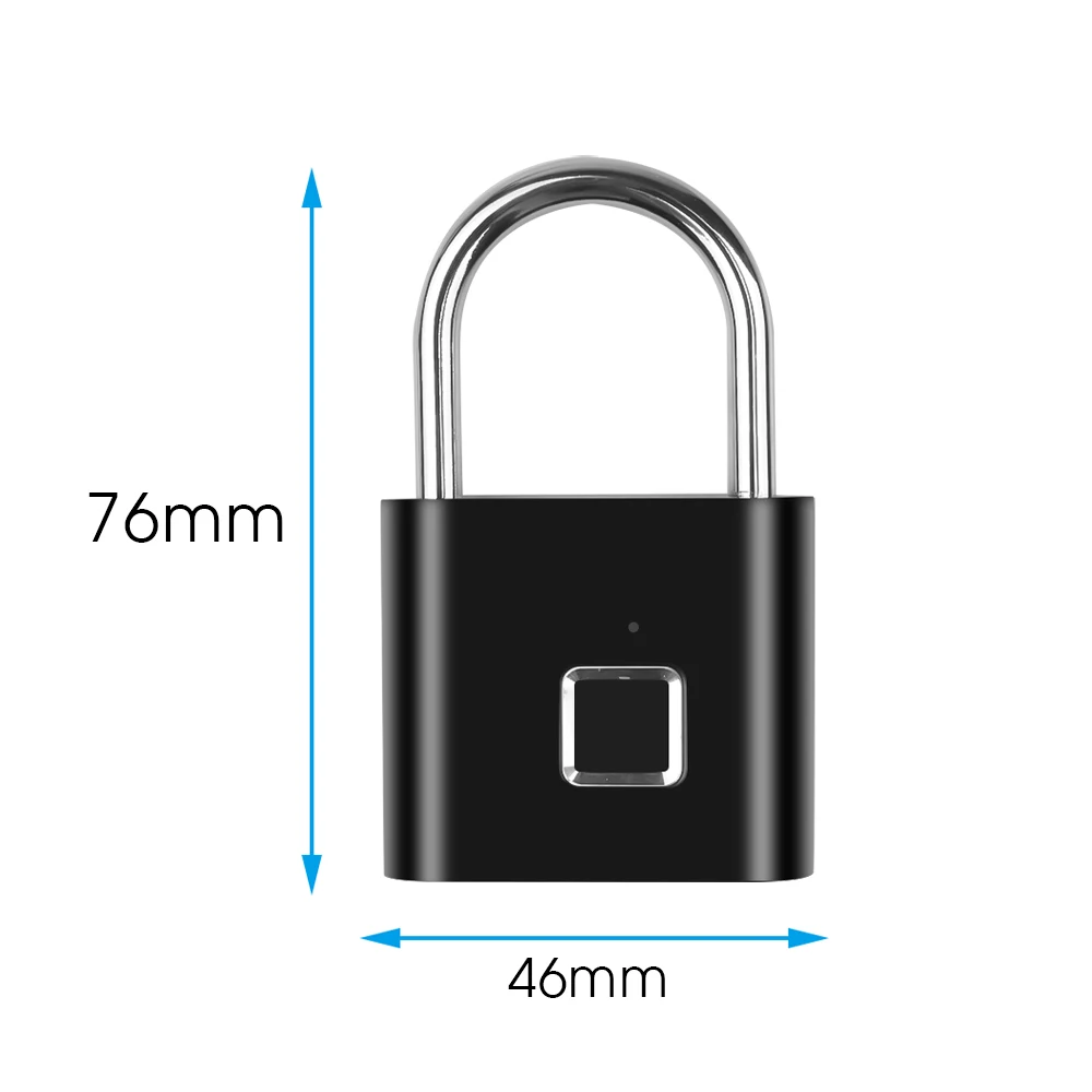 Умный Замок с отпечатком пальца сумка без ключа замок для багажа USB
