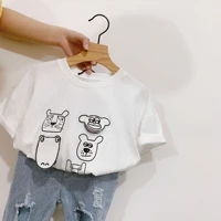 2 3 4 5 6 y toddler baby t shirts casual cartoon printed short sleeve tops for girl kids clothing summer child boy girl tshirts