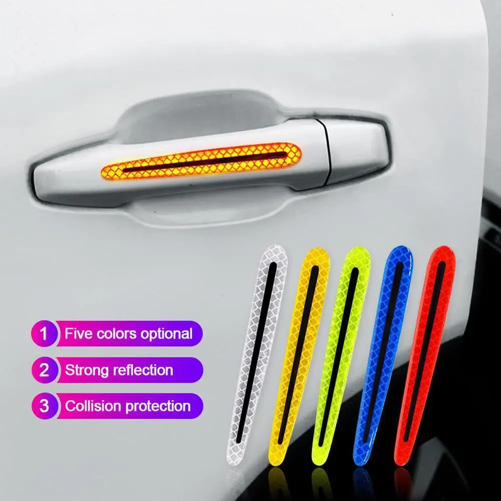 

Car Styling Door Sticker Decal Warning Reflective Tape Accessories Auto Reflective Stickers Strip Reflective Warning Sticker