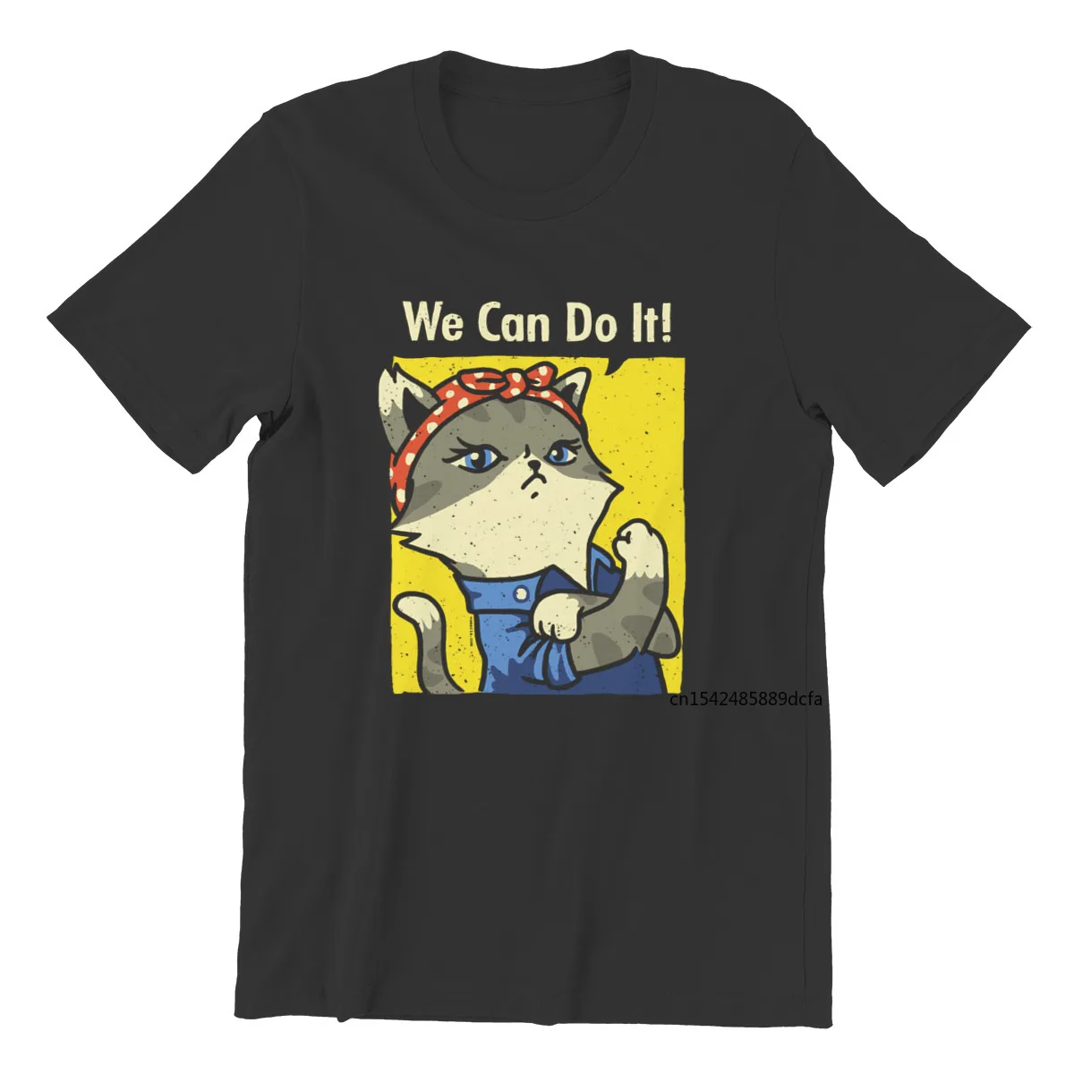 

Summer Purrrsist We Can Do It Daily Fashion Sleeve Streetwear Plus Size Clothing