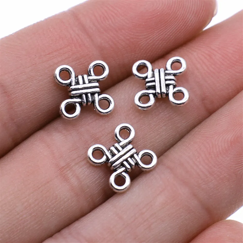 

Charms For Jewelry Making 20pcs Chinese Knot Connector Charms 12mm
