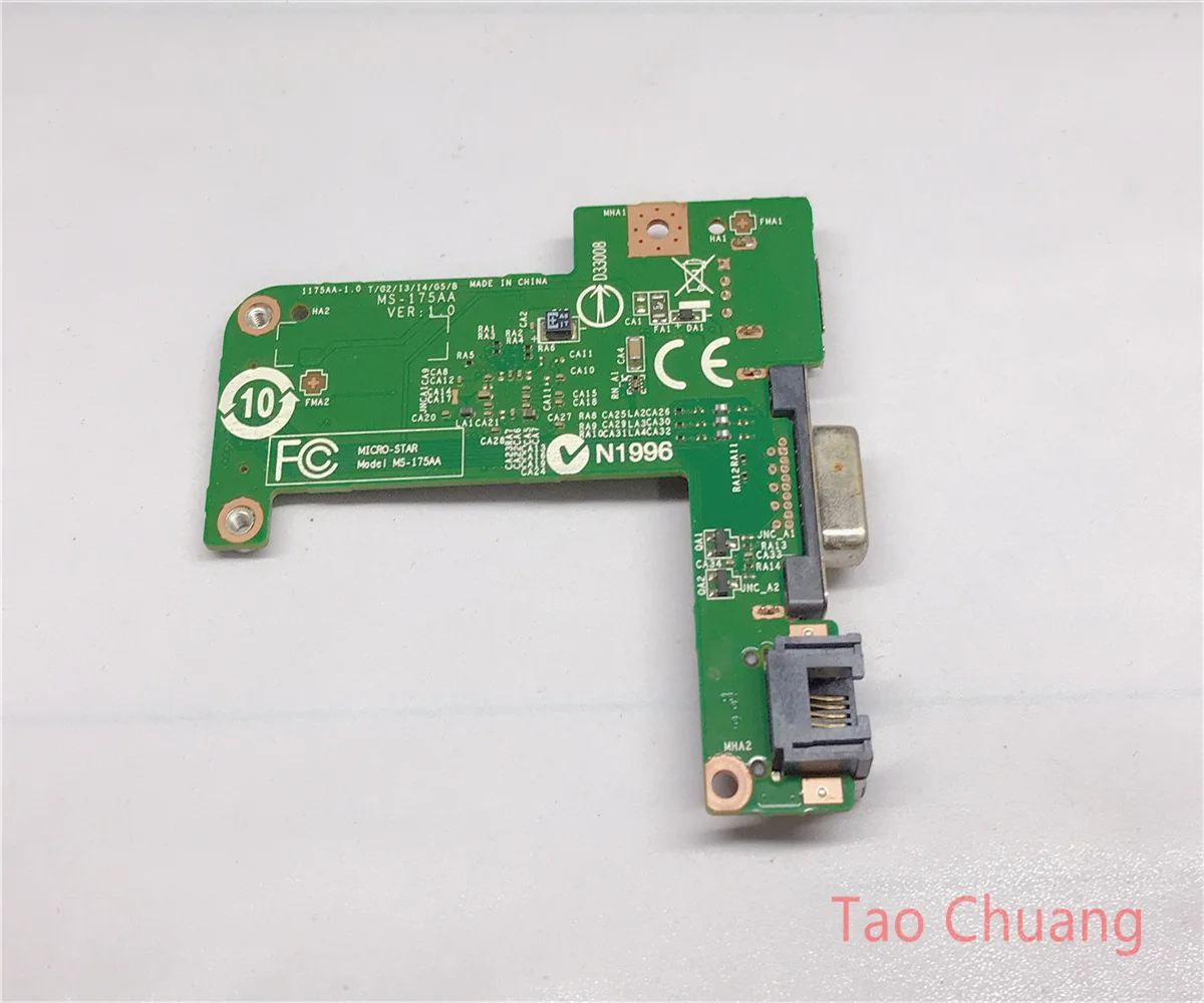 

MS-175AA Original FOR MSI GP70 VGA USB Ethernet LAN port board