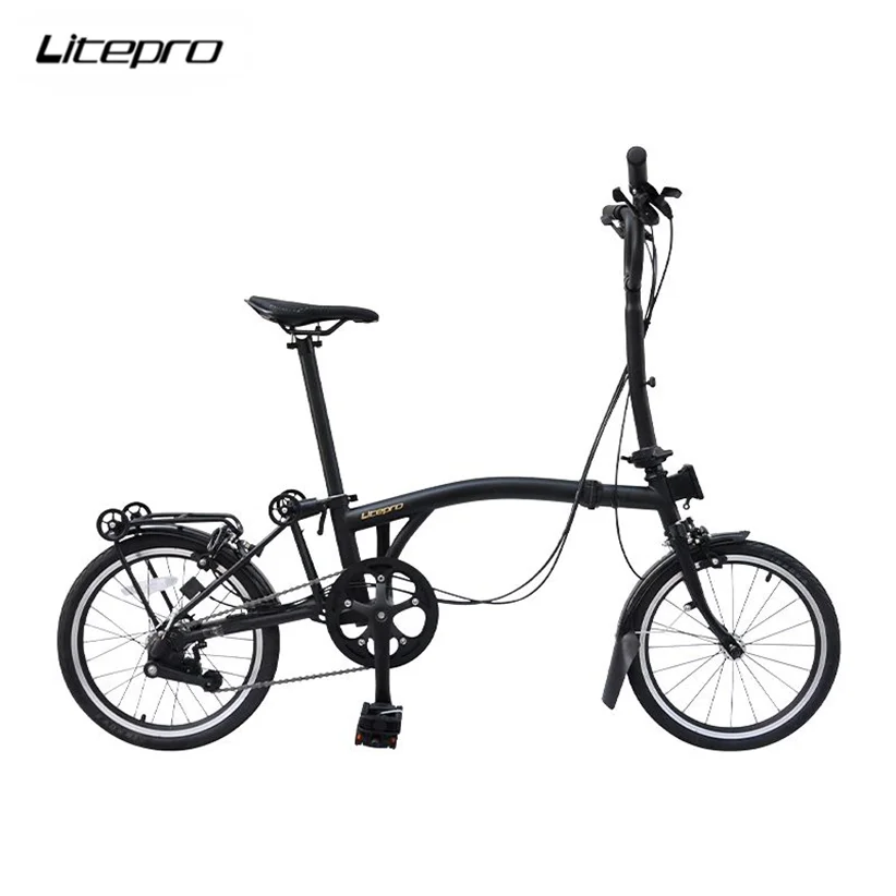 Litepro 16 дюймов 6 скоростей велосипед стальная рама M руль внутренний 3 Внешний 2