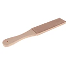 Кожаные бритвенные ножи с деревянной ручкой, без полировки, составные инструменты