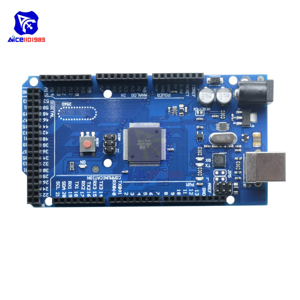 diymore MEGA2560 R3 Expansion Board for Arduinio with USB Cable | Электронные компоненты и принадлежности