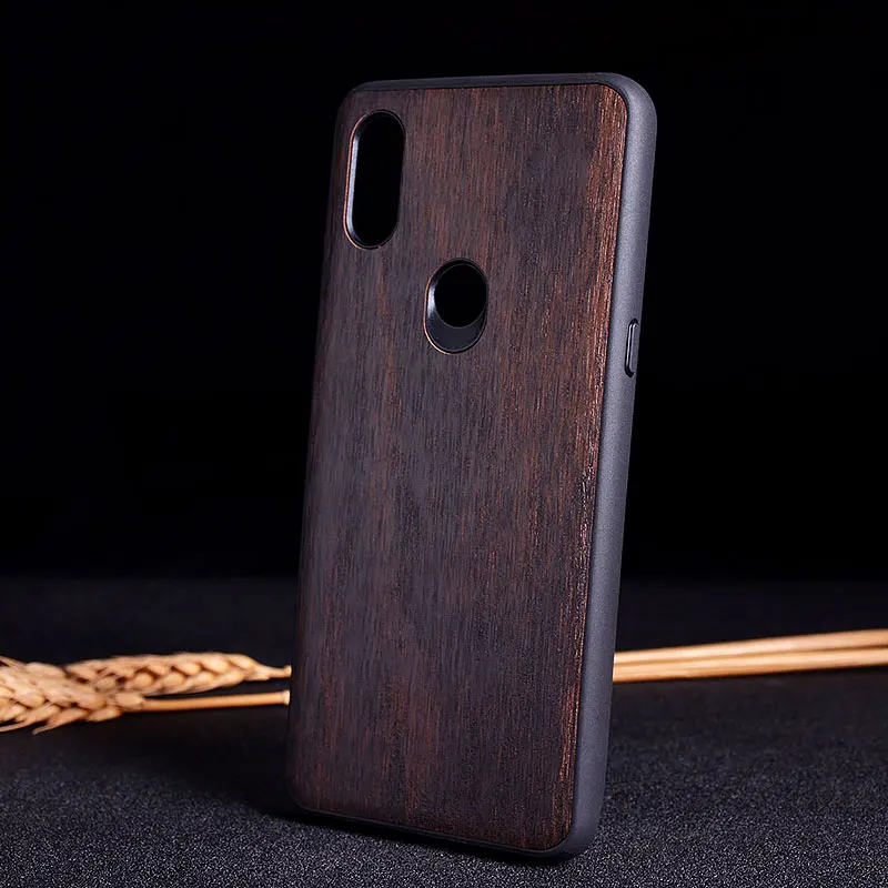 Чехол с имитацией под дерево для Xiaomi Mi Mix3 пасторальным дизайном ТПУ + ПК материал 2