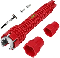 Anti-slip Kitchen Repair Plumbing Tool Flume Wrench Sink Faucet Key Plumbing Pipe Wrench Bathroom Wrenches Tool Sets 2021