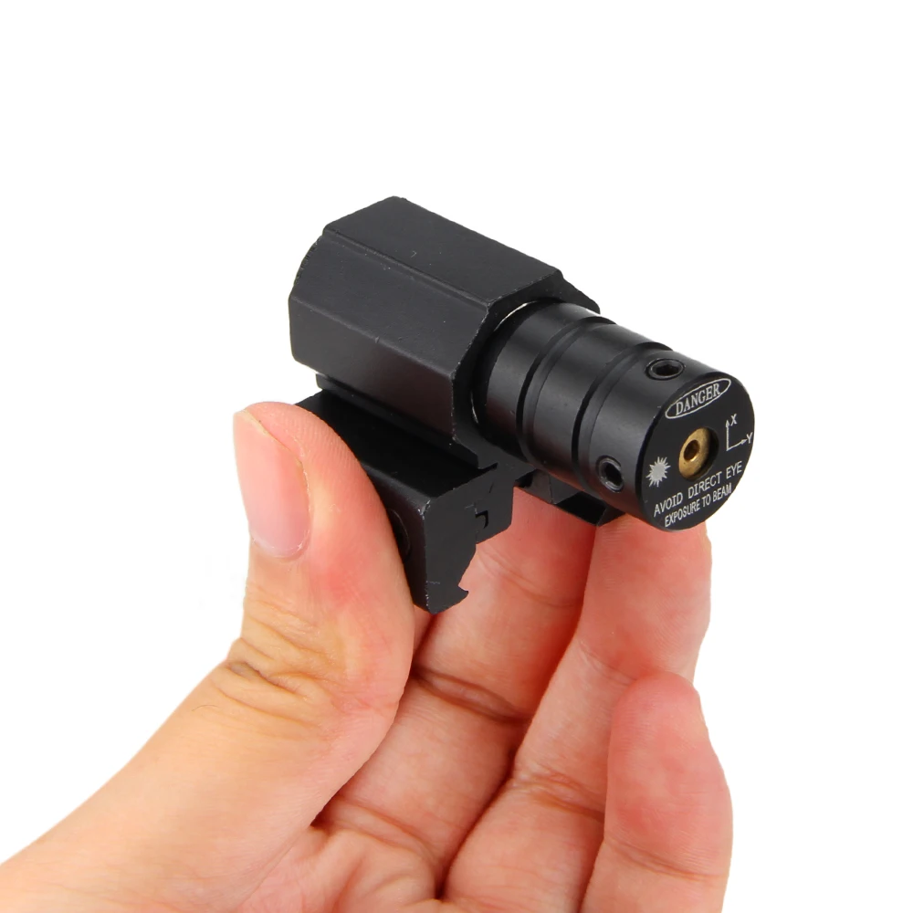 Тактический охотничий красный лазерный точечный прицел подходит для 11 мм/21 мм