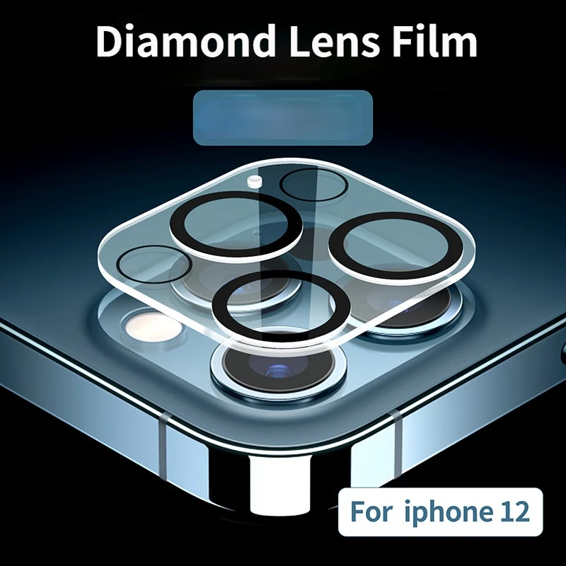 

2 Pcs Inclusive Camera Lens Tempered Film Glass For iPhone 12 Pro Max Mini 3D Back Camera Screen Protector For iPhone 11 Pro Max