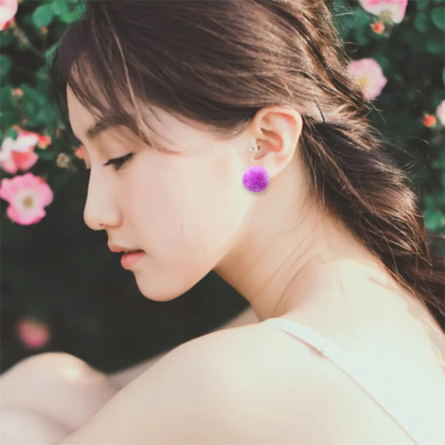 UNWE 1 пара зажимов для сережек не проколотые зажимы ушей милые женские/девочки