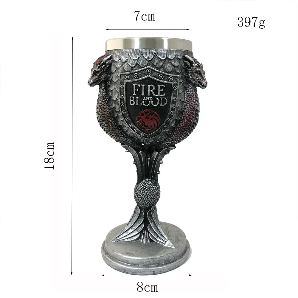 G5 Игра престолов Кубок Кружка из нержавеющей стали смолы 3D кофейная чашка пивная кружка бокал кружки лучший фестиваль подарок - Цвет: G5