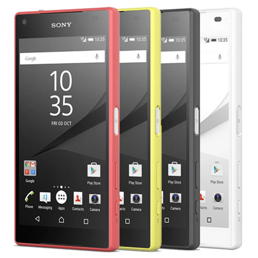 sony Z5 компактный SO-02H разблокированный 2 Гб ОЗУ 32 Гб ПЗУ Android четырехъядерный и четырехъядерный телефон 23MP 1080P GSM