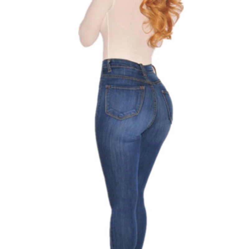 

Jeans Women Pencil Pants High Waist Legging Sexy Stretch Slim Cowboy Denim Streetwear 2021 New Boot Cut Jeans