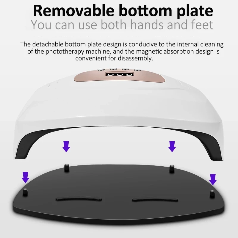 SUNX8 Max 150W LED Lamp Nail Dryer 57 LEDs Two Hand UV Ice Fast Curing Gel Polish Machine Auto Sensor Manicure Tools | Красота и