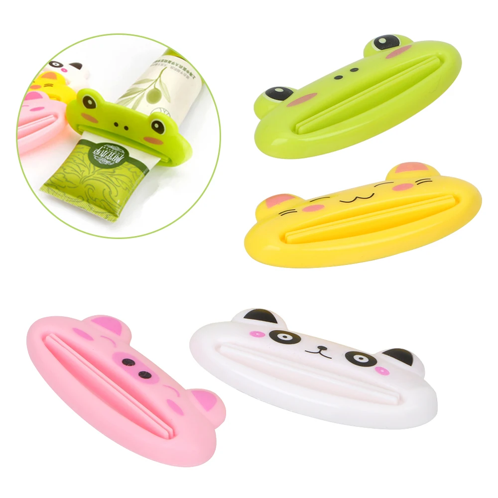 

Cartoon Animals Shaped Cream Tube Squeezer Bathroom Products Manual Toothpaste Squeezer Dispenser Extruding Toothpaste Clip