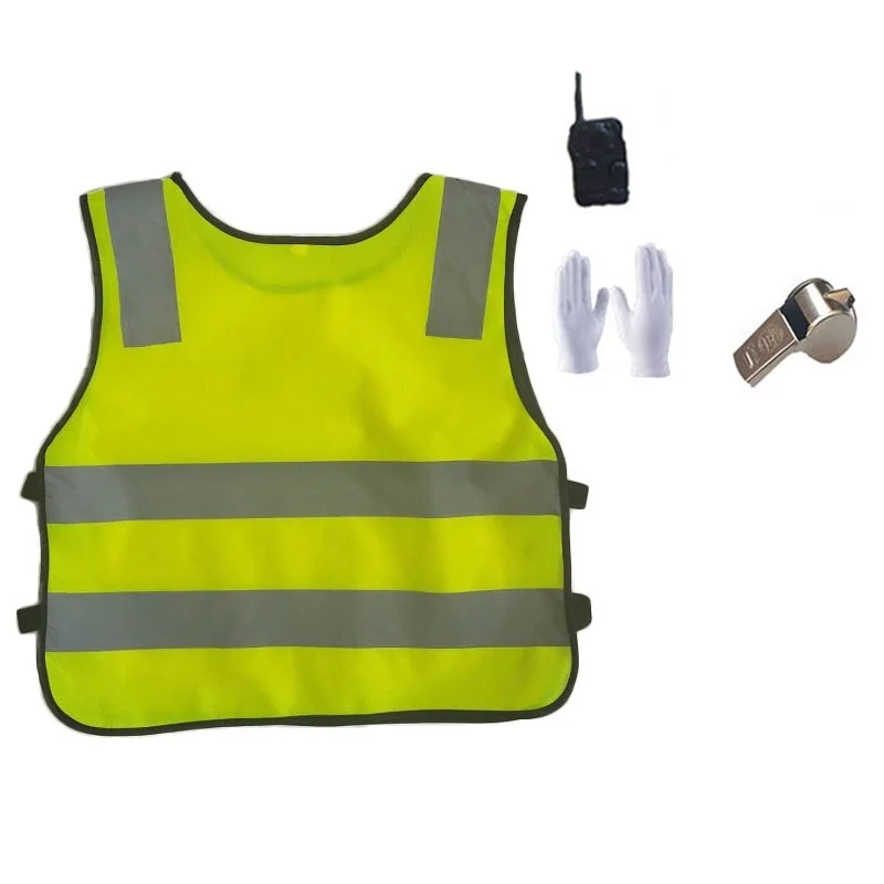 

Children's Police Cosplay Costume 110-160 Cm Carnival Party Fancy Costume Set Children's Day Girl Policewoman Uniform