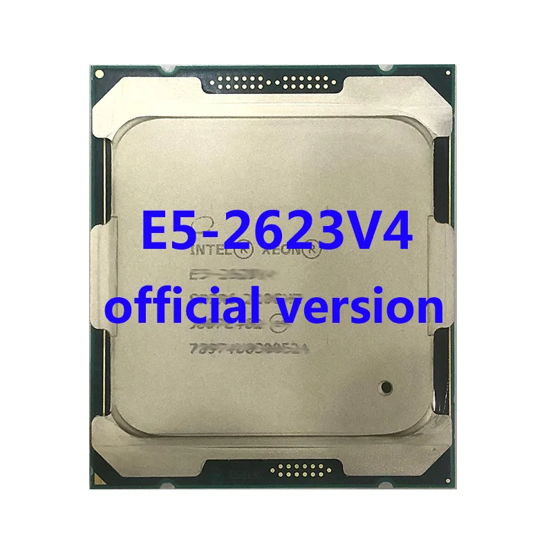 

E5-2623V4 Official Verasion Intel Xeon CPU Processor 2.60ghz 6-Core 10mb TPD 85W FCLGA2011-3 For X99 Motherboard