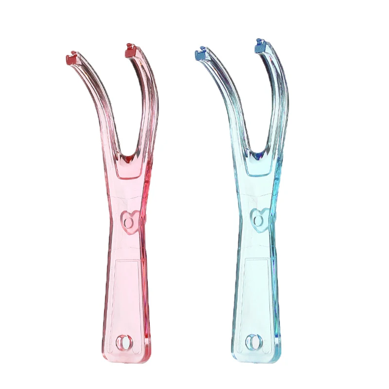 

1 комплект стоматологический держатель зубной нити помощи полости рта выбирает уход за зубами для ухода за межзубным пространством фиксатор прочная чистка зубов дыхание свежий инструмент для ухода за полостью рта