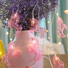 1 комплект 1,5 м 10 светодиодов орнамент в виде единорога Единорог ночные огни лампы вечерние украшения стены дома для вечеринки, дня рождения Свадебные украшения