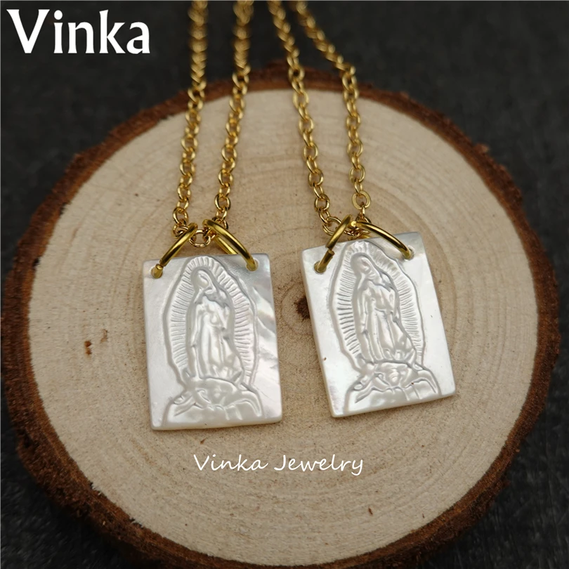 5 шт. 12x16 мм натуральный жемчуг Мадонны ожерелье в виде ракушки ангел хранитель