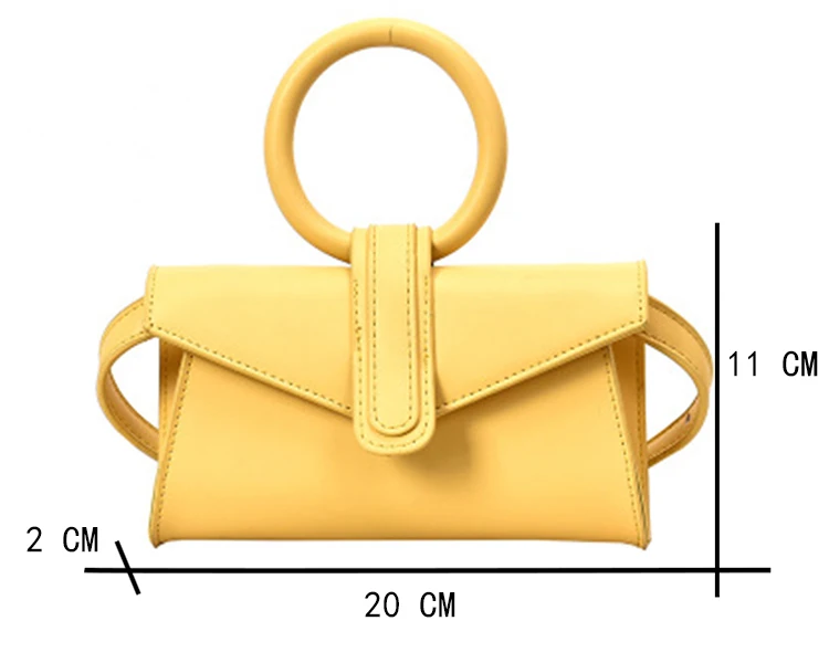 Fluorescent Color Envelope Bag For Ladies Retro High Quality Pu Leather Handbags Female Wome Elegant Korean Style Crossbody Bags