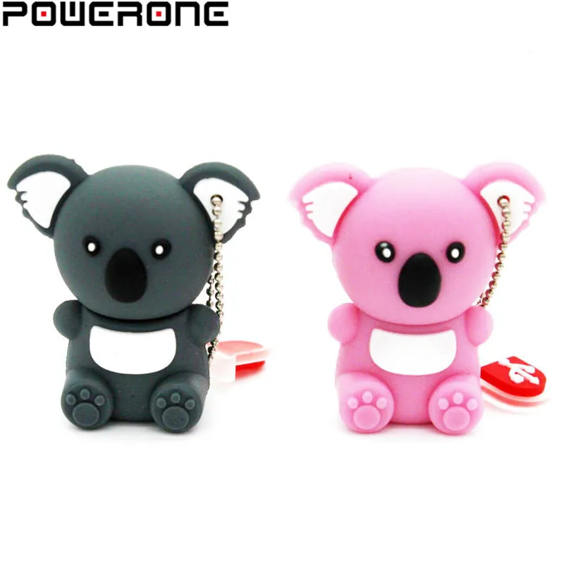 POWEONE Бесплатная доставка Красивая коала модель usb флэш накопитель 4 ГБ/16 ГБ/32 ГБ/64