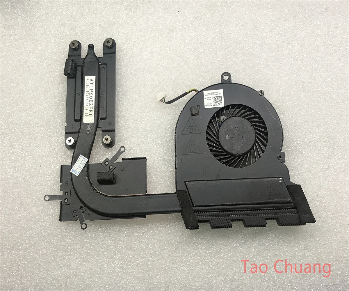 

FOR DELL Inspiron Series 5000 5565 5765 CPU fan radiator cooling copper pipe 0MG81V