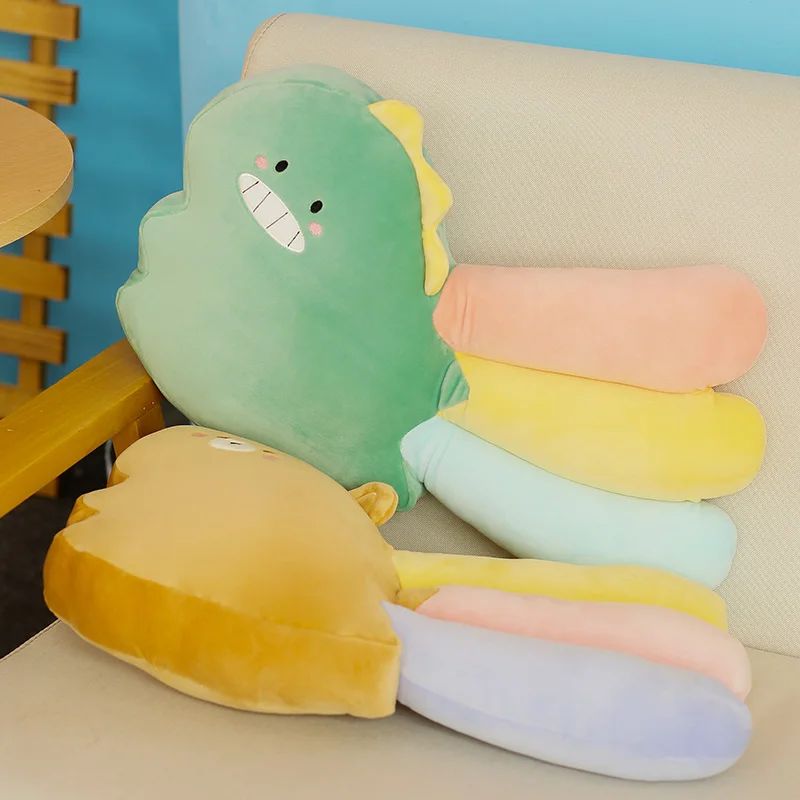 

1pc 45cm cute dinosaur unicorn pig bear rainbow fart plush pillow plush stuffed animal cushion doll kid gift home decoration