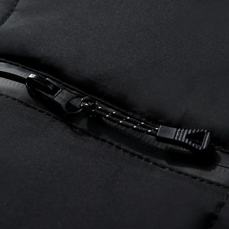 

Winter Warm Men Jacket Down Coat Casual Autumn Stand Collar Puffer Thick Hat White Duck Parka Male Men's Down Jacket With Hood