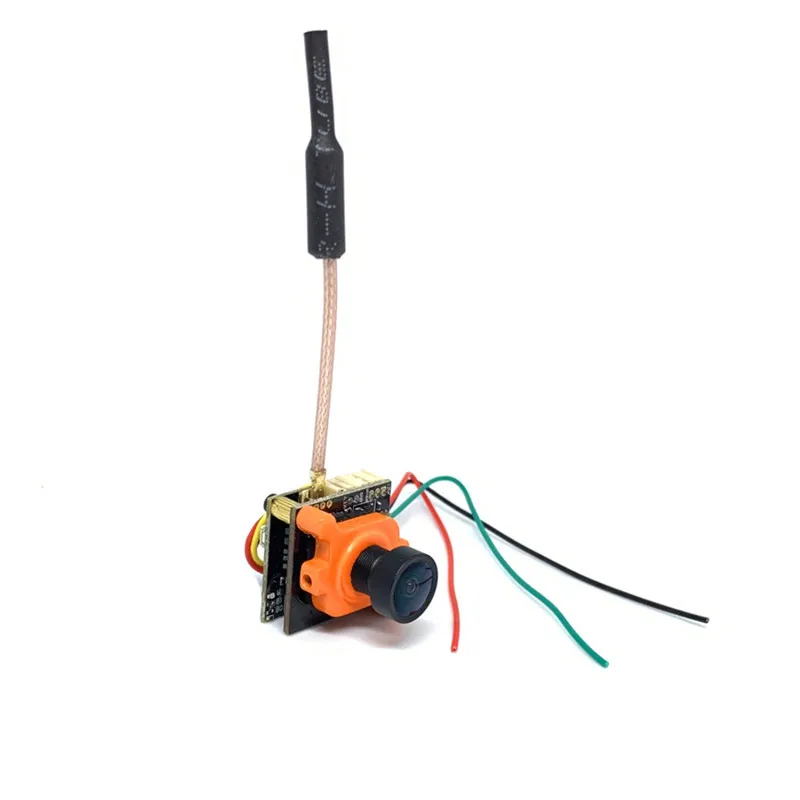 Jinjiean Mini A19 1/3 Ccd 800tvl 5 8 ГГц 48ch 25mw/100mw/200mw/off Pitmode Aio Fpv камера для радиоуправляемого