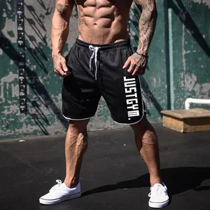 Брендовые мужские спортивные шорты для бега, тренировочные шорты для тренажерного зала, мужские сетчатые дышащие быстросохнущие уличные шорты для бега и тренировок, спортивные брюки