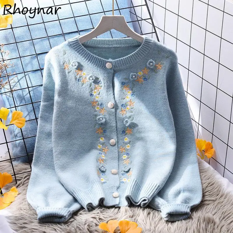 

Кардиганы женские с длинным рукавом, новинка, удобные нежно уютные универсальные вязаные женские свитера с круглым вырезом, Модные свободн...