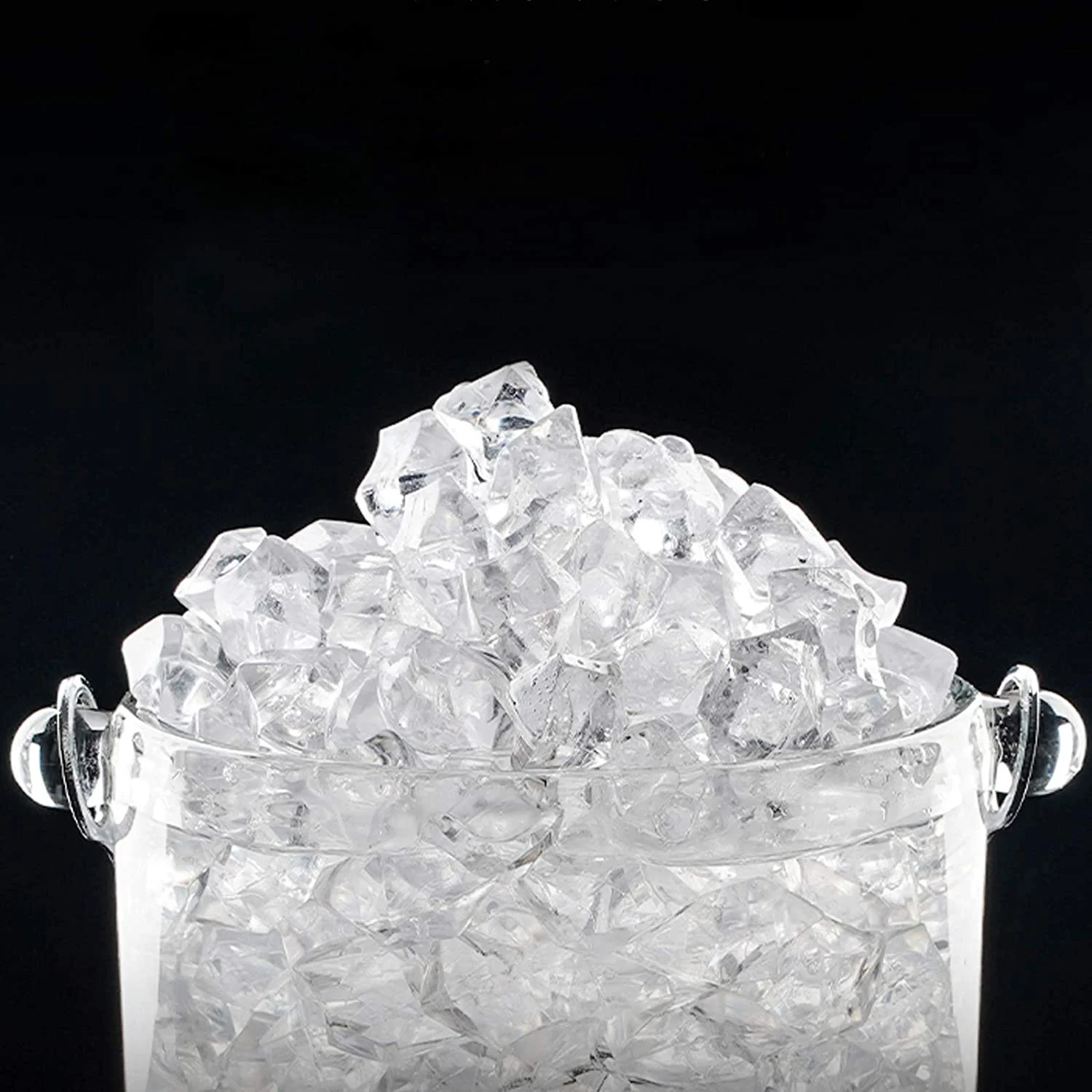 1000 шт. многоразовые кубики искусственных акриловых кристаллов|Искусственные