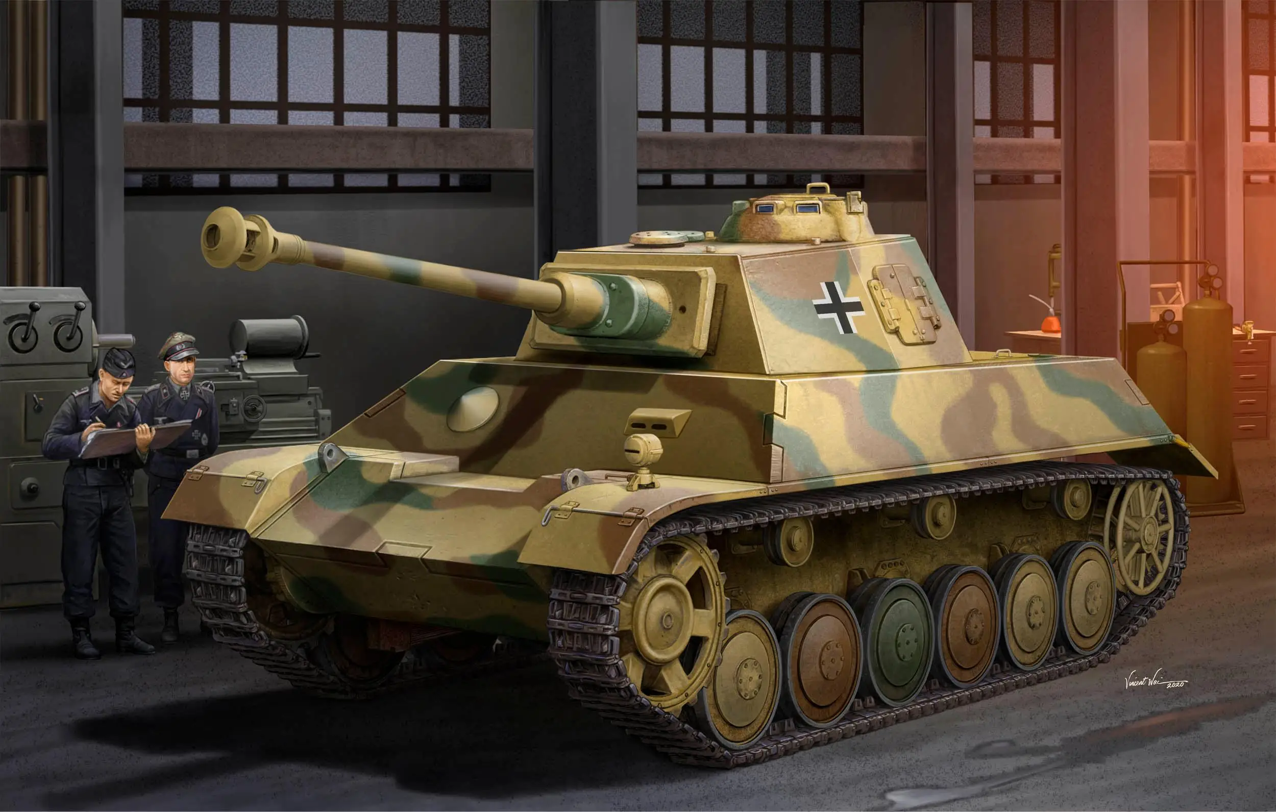 HOBBYBOSS 80150 1/35 German Pz. Kpfw. III/IV auf Einheitsfahrgestel l Model Kit | Trank&ampMilitary Chariot