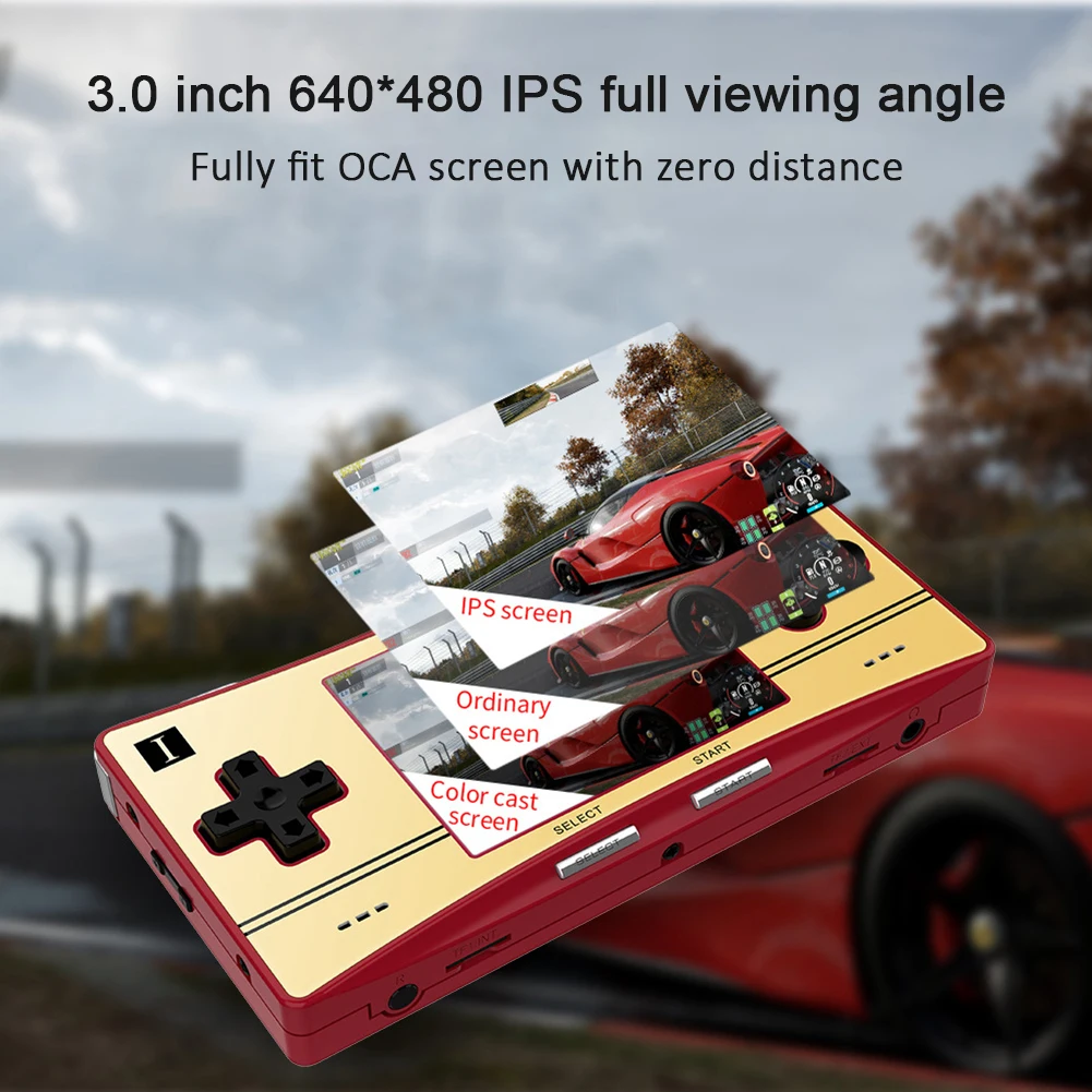 

Ретро портативная игровая консоль Anbernic RG300X, мини-видеоплеер для PS1 GBC, встроенные 10000/15000 игр, подарок для детей